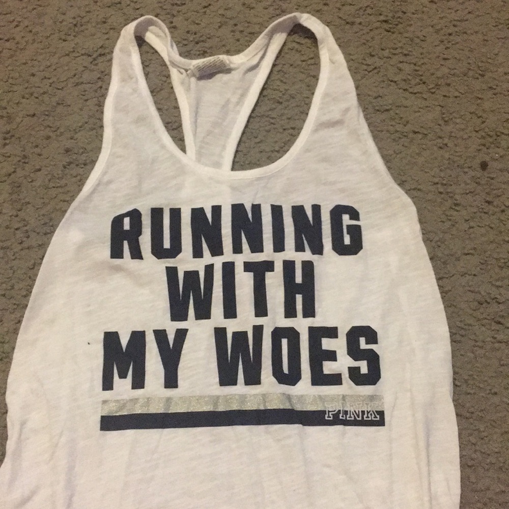 PINK Victoria secret tank top.